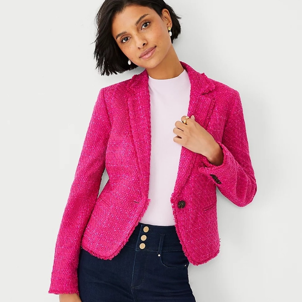 NWT Ann Taylor - Newbury Blazer in Tweed